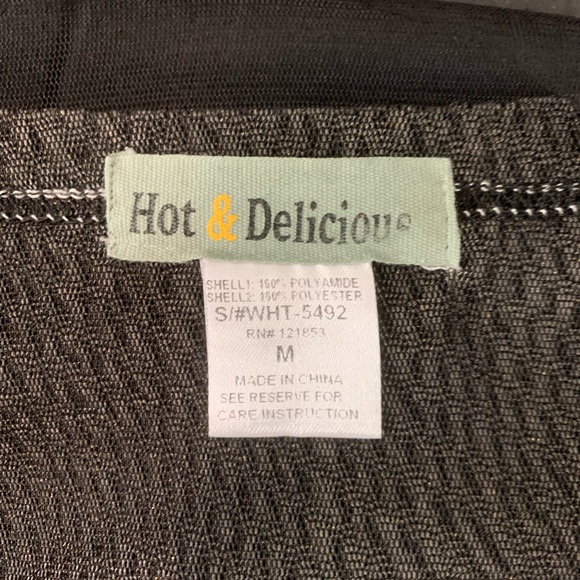 Unique Gold/Black Mesh Top - Picture 7 of 7